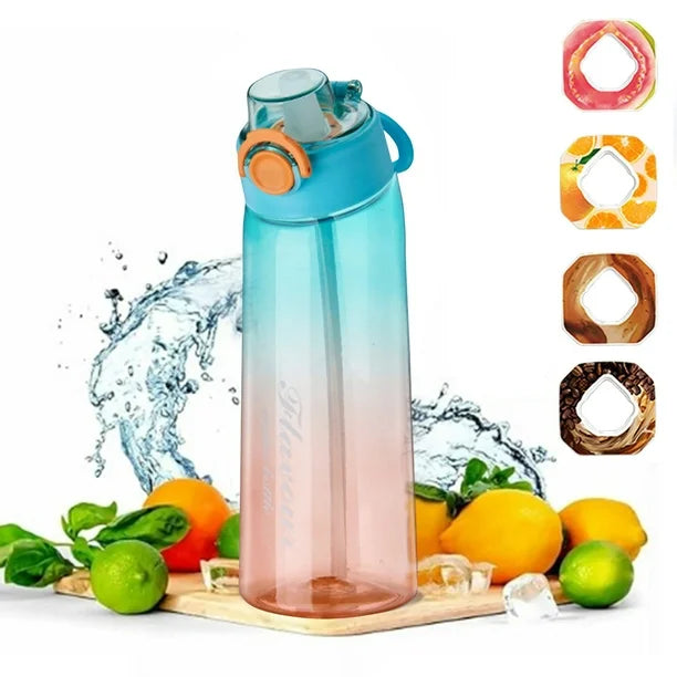 Termo de agua saborizada 900ml + obsequio 3 Sabores
